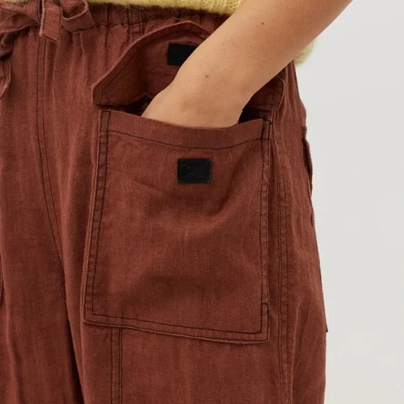 Ganni Brown Cargo Pants - Picture 5 of 11